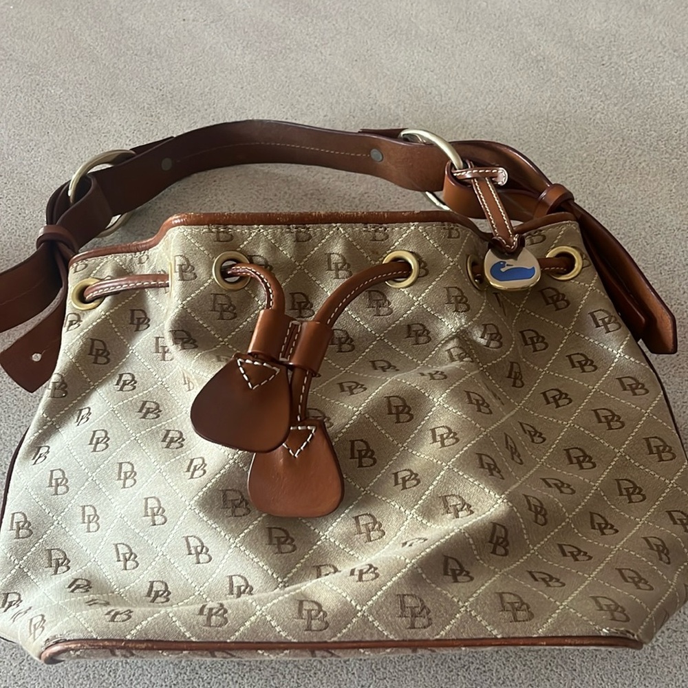 Authentic Dooney & Bourke drawstring bag